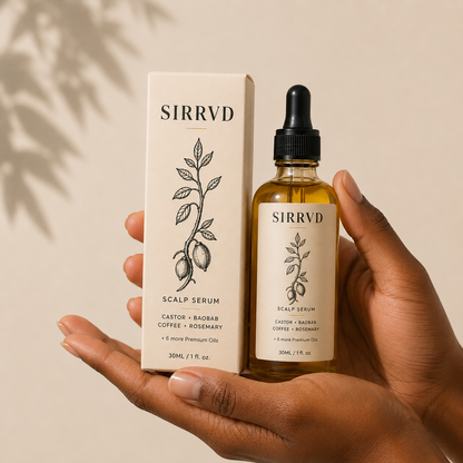 SIRRVD™ Luxury Scalp Serum | Strength, Repair & Growth Support